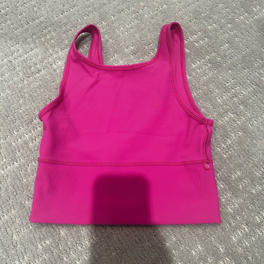 Pink Lululemon Reversible Tank top